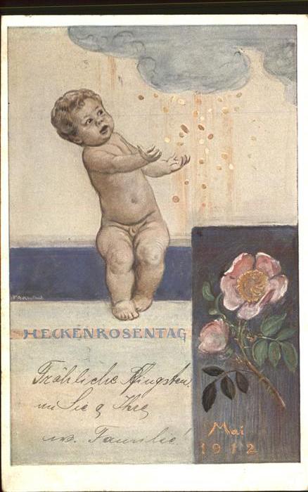 Rosen Heckenrosentag Engel Geld Woken