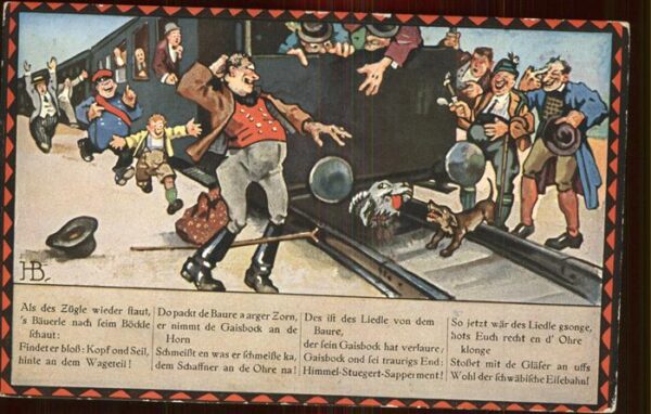 Eisenbahn Schwäbische Eisenbahn Humor Lied HB