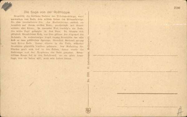 Maerchen Sagen Sage von der Roßtrappe – Bild 2