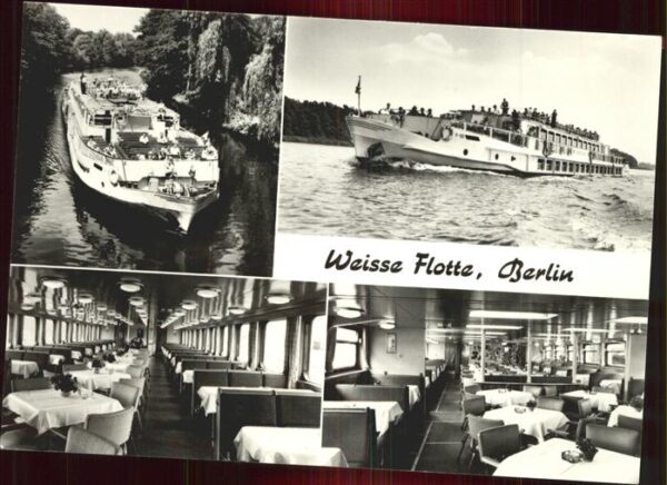 Dampfer Binnenschifffahrt Weisse Flotte Berlin