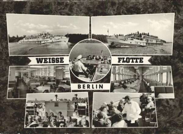 Dampfer Binnenschifffahrt Weisse Flotte Berlin