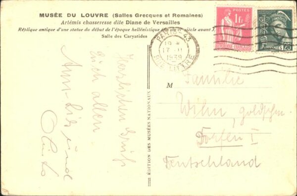 Skulpturen Musee Du Louvre Diane de Versailles – Bild 2
