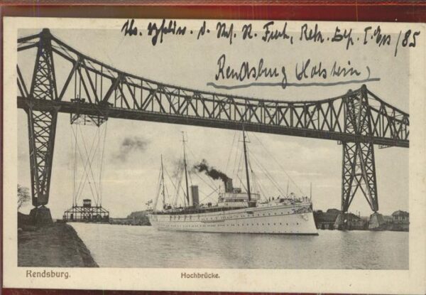 Dampfer Binnenschifffahrt Rendsburg Dampfschiff Hochbrücke
