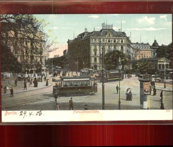 Strassenbahn Berlin Potsdamerplatz