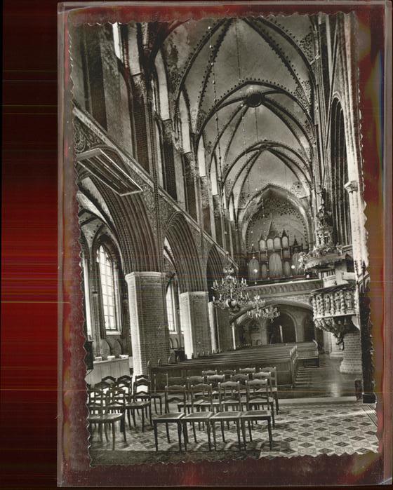 Kirchenorgel Buxtehude Inneres Kirche