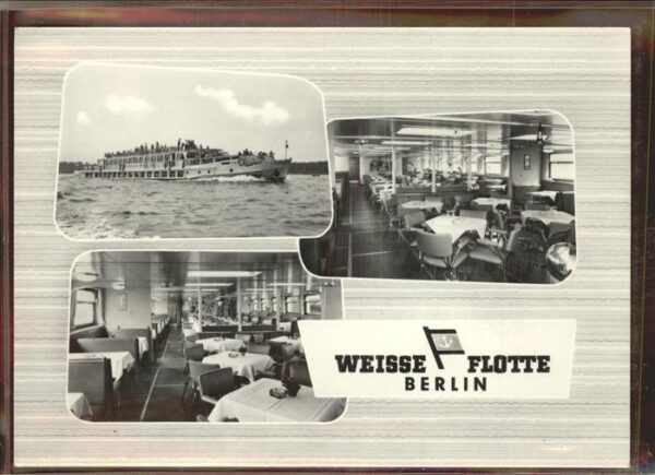 Dampfer Binnenschifffahrt Weisse Flotte Berlin