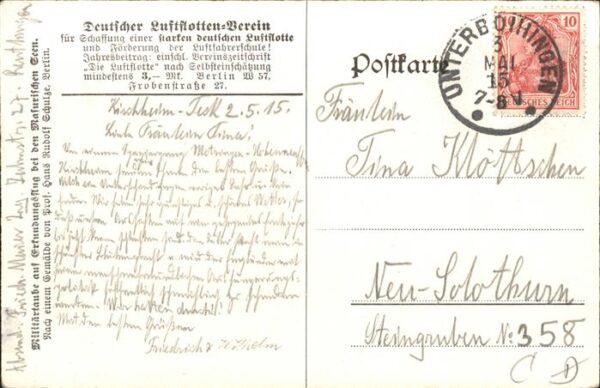 Schulze Hans-Rudolf Berlin Segelflugzeug Deutscher Luftflotten-Ver – Bild 2