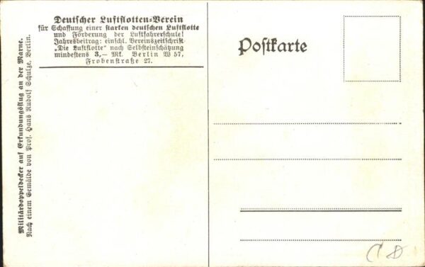 Schulze Hans-Rudolf Berlin Künstlerkarte Segelflugzeuge Krieg – Bild 2