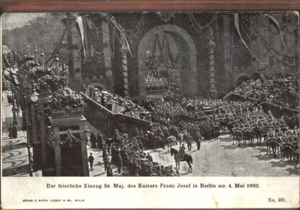 Adel feierlicher Einzug Sr. Maj. Kaiser Fran