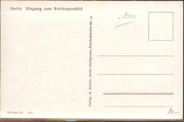 Stadion Berlin Reichssportfeld – Bild 2