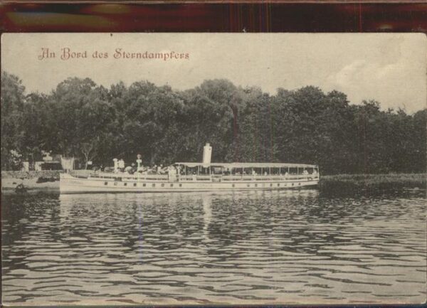 Dampfer Binnenschifffahrt Sterndampfer Wannsee-Potsdam