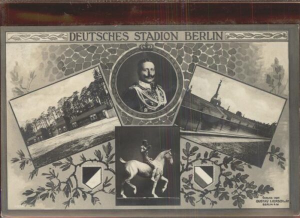 Verlag Liersch Gustav WK1 Berlin Wappen Reiter Kaiser