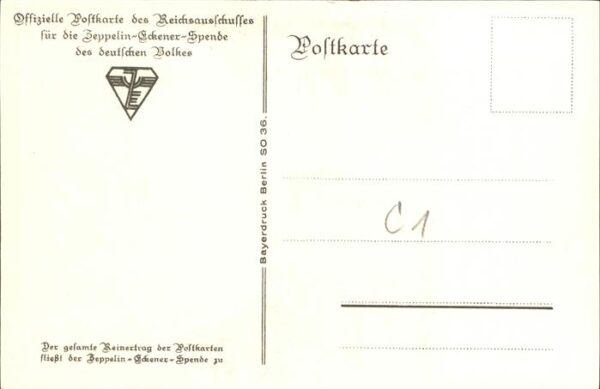 Zeppelin Künstlerkarte Spende – Bild 2