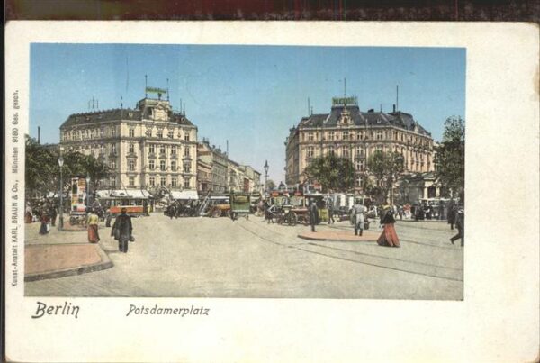 Strassenbahn Potsdamer Platz Berlin