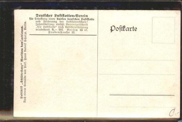 Schulze Hans-Rudolf Berlin Zeppelin Flug Krieg – Bild 2