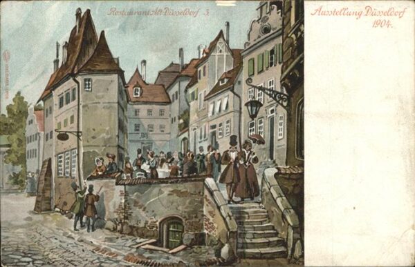 Ausstellung Düsseldorf 1904 Restaurant