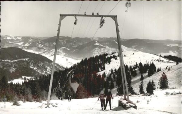 Skifahren Skilift Belchen Schwarzwald