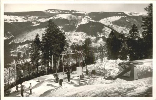 Sessellift Todtnau Winter Skifahren