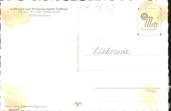 Sessellift Skifahren Todtnau – Bild 2