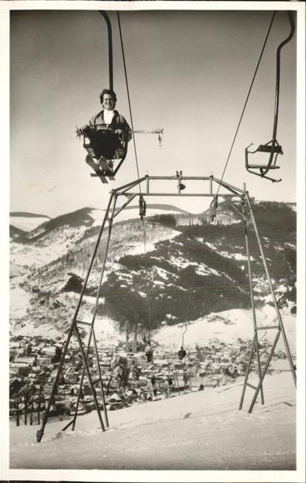 Sessellift Skifahren Winter Todtnau