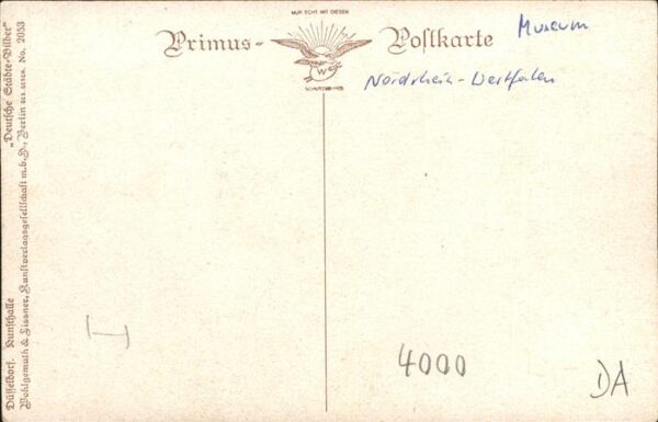 Verlag Primus Nr. 2053 Kunsthalle Museum Düsseldorf – Bild 2