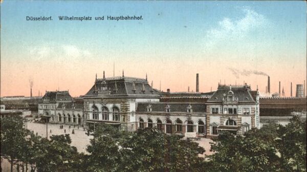 Bahnhof Düsseldorf Wilhelmsplatz Hauptbahnhof