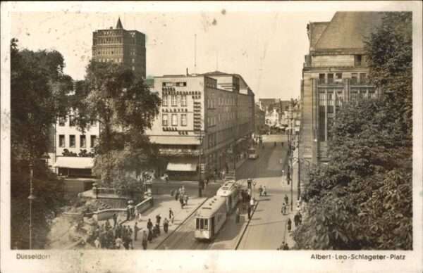 Strassenbahn Albert-Leo-Schlageter-Platz Düsseldorf