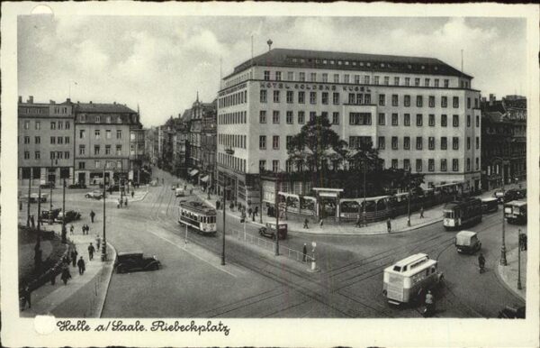 Strassenbahn Halle a. Saale Riebeckplatz