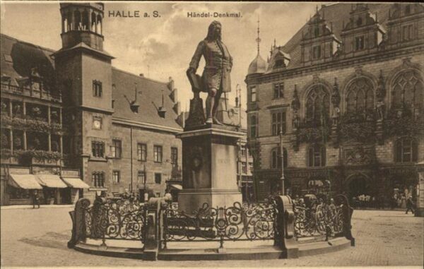 Haendel Georg Friedrich Denkmal Halle a. S.