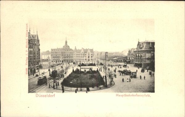 Bahnhof Vorplatz Düsseldorf