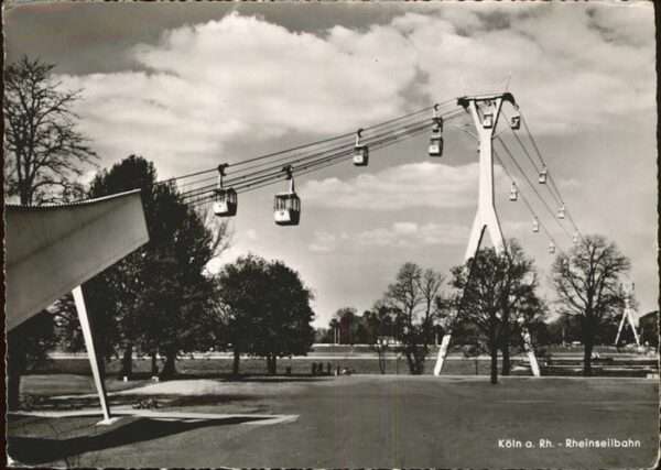Seilbahn Rheinseilbahn Köln a. Rh.
