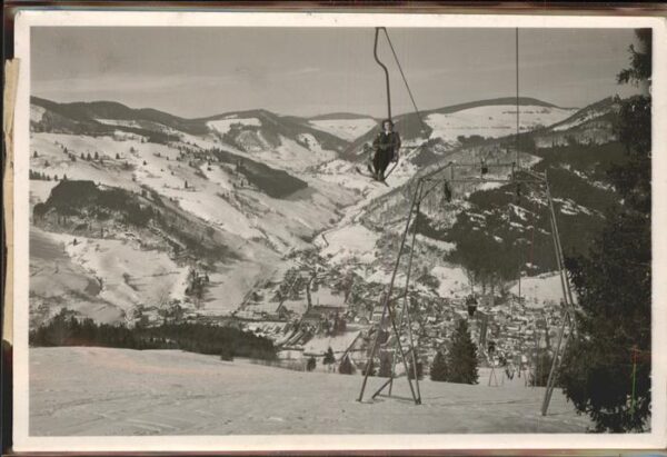 Sessellift Winter Skilift Schwarzwald