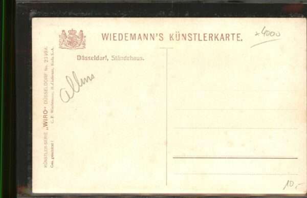 Verlag Wiedemann WIRO Nr. 2310A Ständehaus – Bild 2