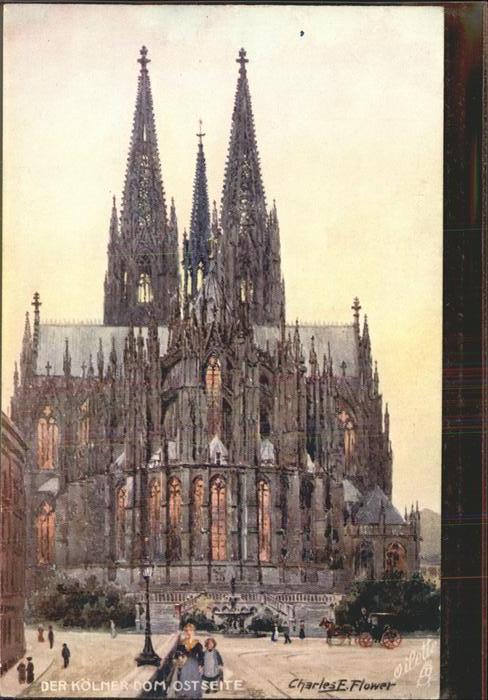Verlag Tucks Oilette Nr. 657  Kölner-Dom Ostseite