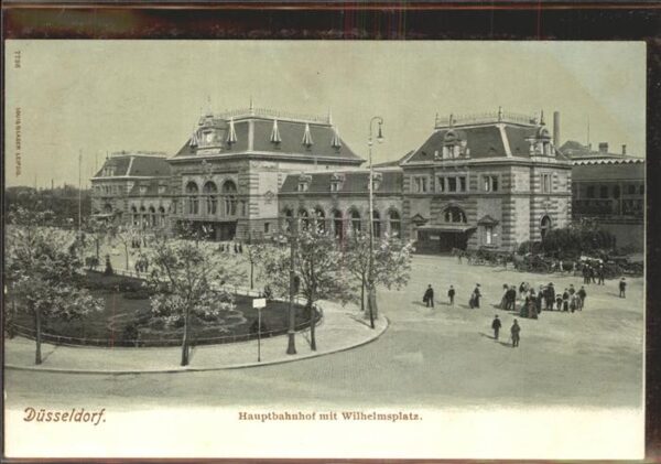 Bahnhof Hauptbahnhof Wilhelmsplatz Düsseldorf