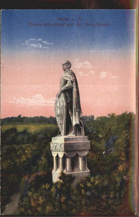 Bismarck Denkmal Bergschenke Halle a. S.