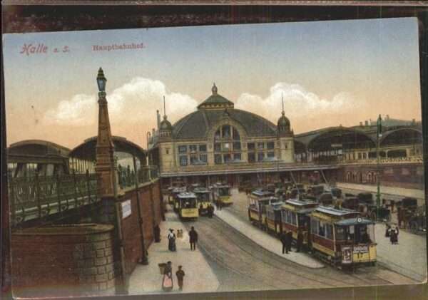 Strassenbahn Halle a. S. Hauptbahnhof