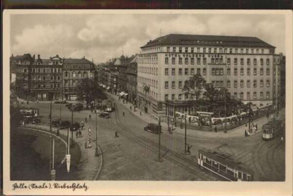 Strassenbahn Halle a. S. Platz