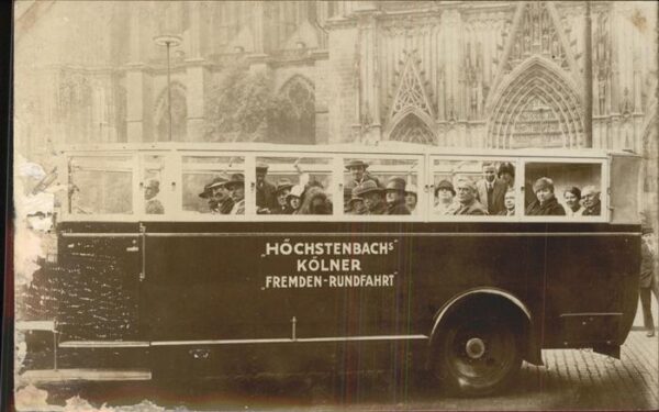 Autobus Omnibus Höchstenbachs Kölner Fremden Rundfahrt