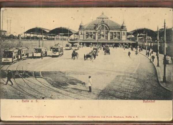 Strassenbahn Bahnhof Halle a. S.