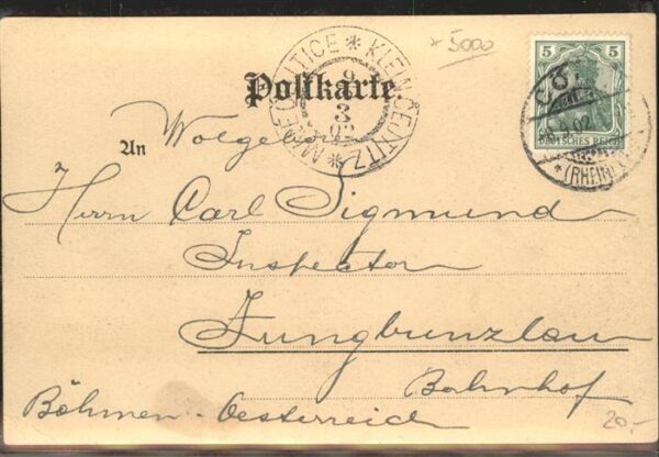 Kuenstlerkarte H. Thielg Bahnhof Cöln – Bild 2