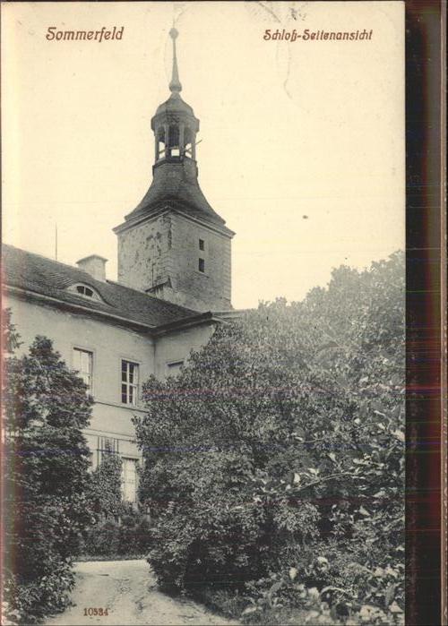 Sommerfeld Lubsko Schloss Seitenansicht