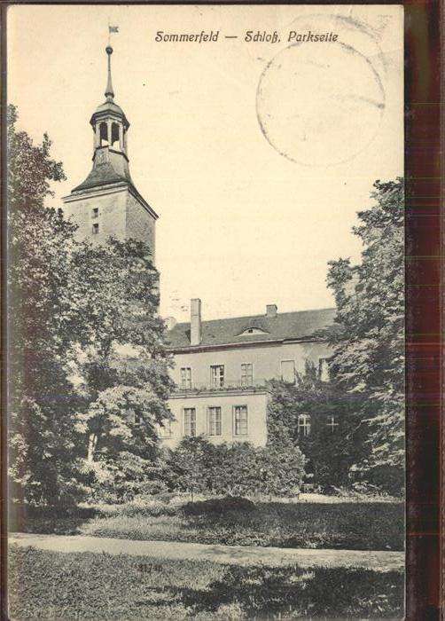 Sommerfeld Lubsko Schloss Parkseite