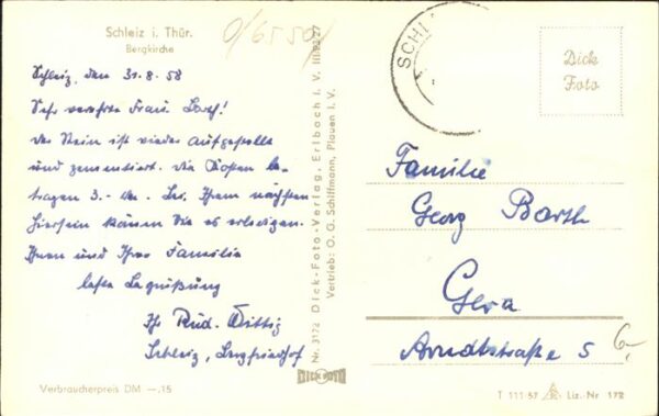 Kirchenorgel Schleiz-Thüringen Bergkirche – Bild 2