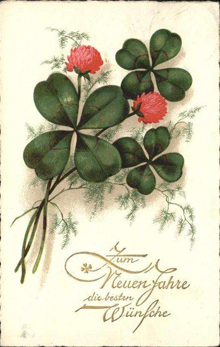 Neujahr Kleeblatt