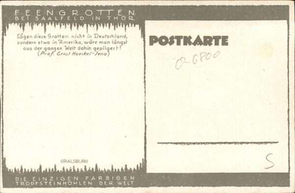 Hoehlen Caves Grottes Feengrotte Saalfeld Gralsburg – Bild 2