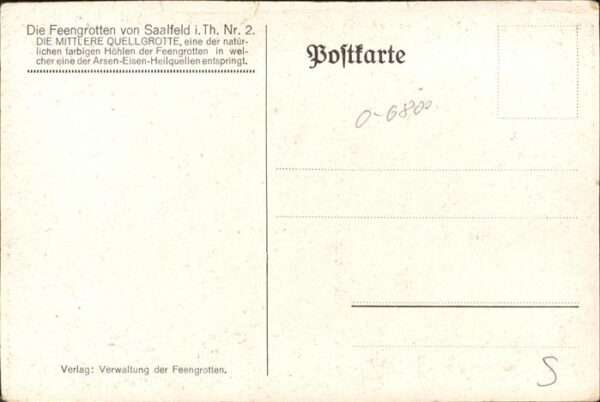 Hoehlen Caves Grottes Feengrotte Saalfeld Quellgrotte – Bild 2