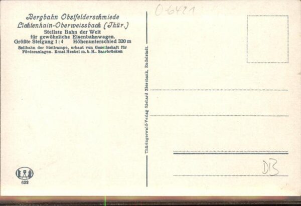 Zahnradbahn Schwarzatal Lichtenhain-Oberweissbach – Bild 2