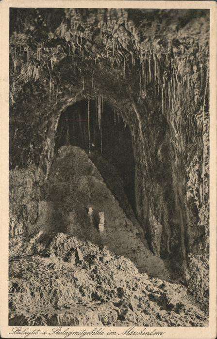 Hoehlen Caves Grottes Feengrotte Saalfeld Märchendom