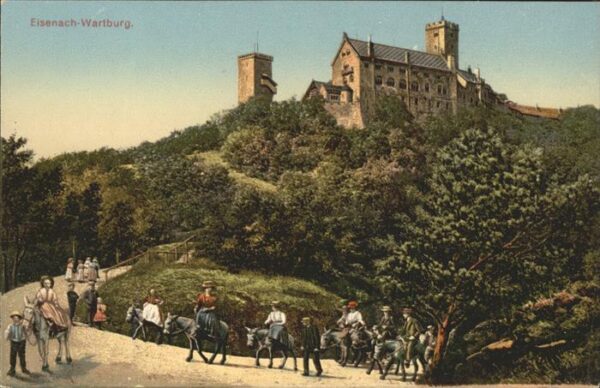 Esel Tiere Eisenach Wartburg